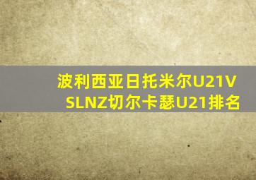 波利西亚日托米尔U21VSLNZ切尔卡瑟U21排名