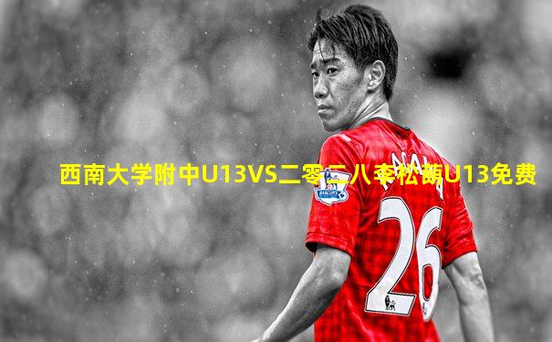 西南大学附中U13VS二零二八李松蓢U13免费